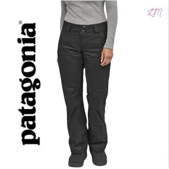 Patagonia Insulated Snowbelle Pants 31150 H2NO RECCO Vented Black XXL - Picture 1 of 16